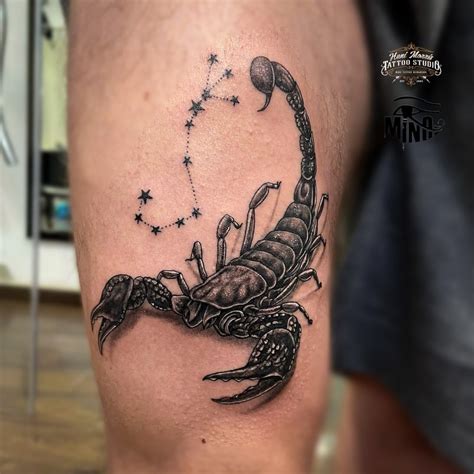 scorpio tattoos for males|33+ Scorpio Tattoo Ideas for Men